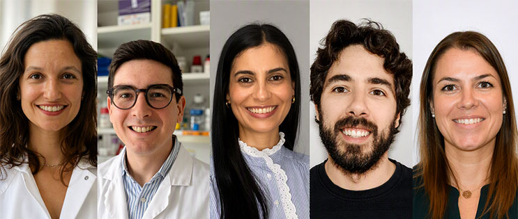 Antonela Merlotti, Jean-Baptiste Alberge, Meriem Messaoudene, Carlos Pérez González,  Laurianne Scourzic 