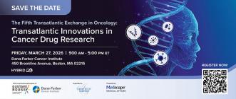 Save the date Transatlantic Exchanges- Transatlantic Innovations in Cancer Drug Research- Friday, March 27, 2026