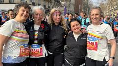 Photographie Cinq participantes d’En (Ré)mission au départ du sem