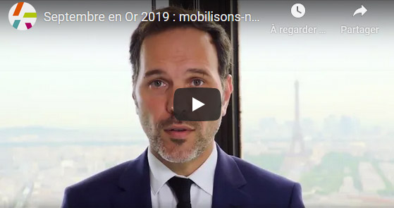 Septembre en Or 2019 : mobilisons-nous contre les cancers de l'enfant